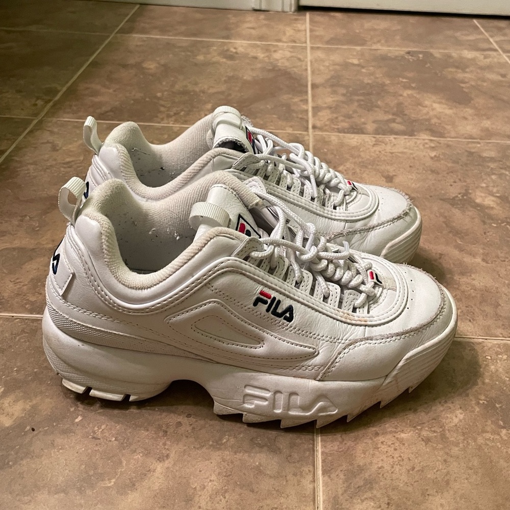 White Fila Shoes